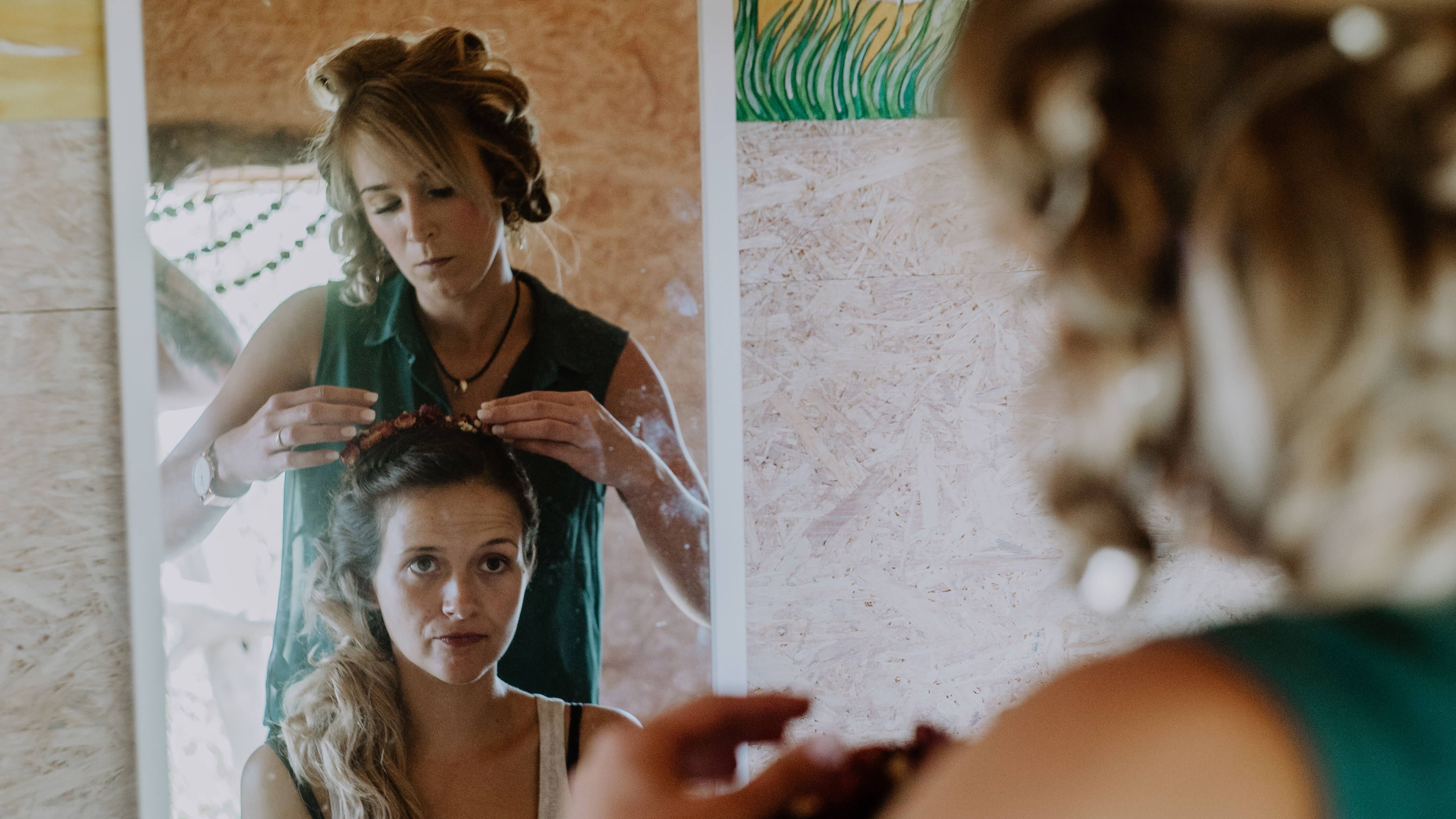 Hochzeit auf Rügen Getting Ready Baumhaus