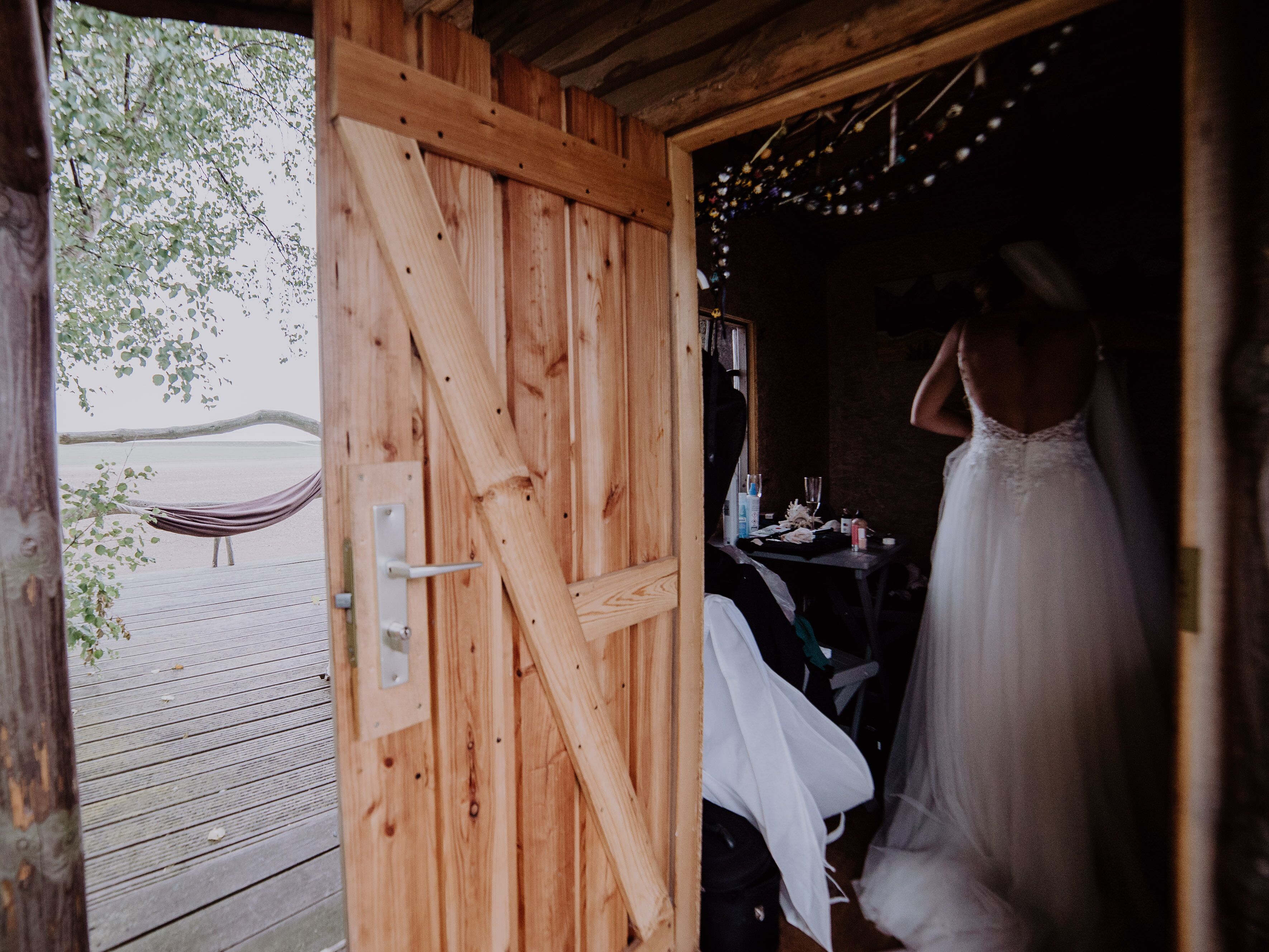 Hochzeit auf Rügen Getting Ready Baumhaus